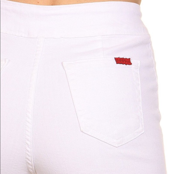 🌺All Swell High Waist Nautical Sailor Mini Shorts - Picture 6 of 7